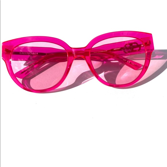 BALENCIAGA PINK SUNGLASSES. NWOT SOLD OUT EVERYWHERE! RARE! - Picture 2 of 9